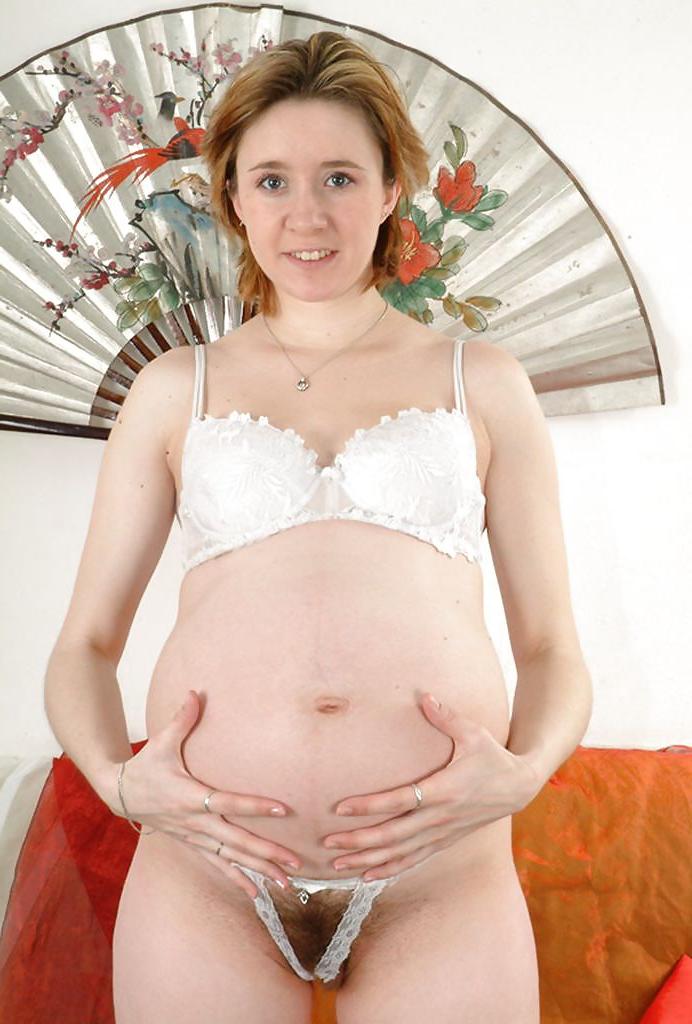 12P Hairy Milf Pregnant