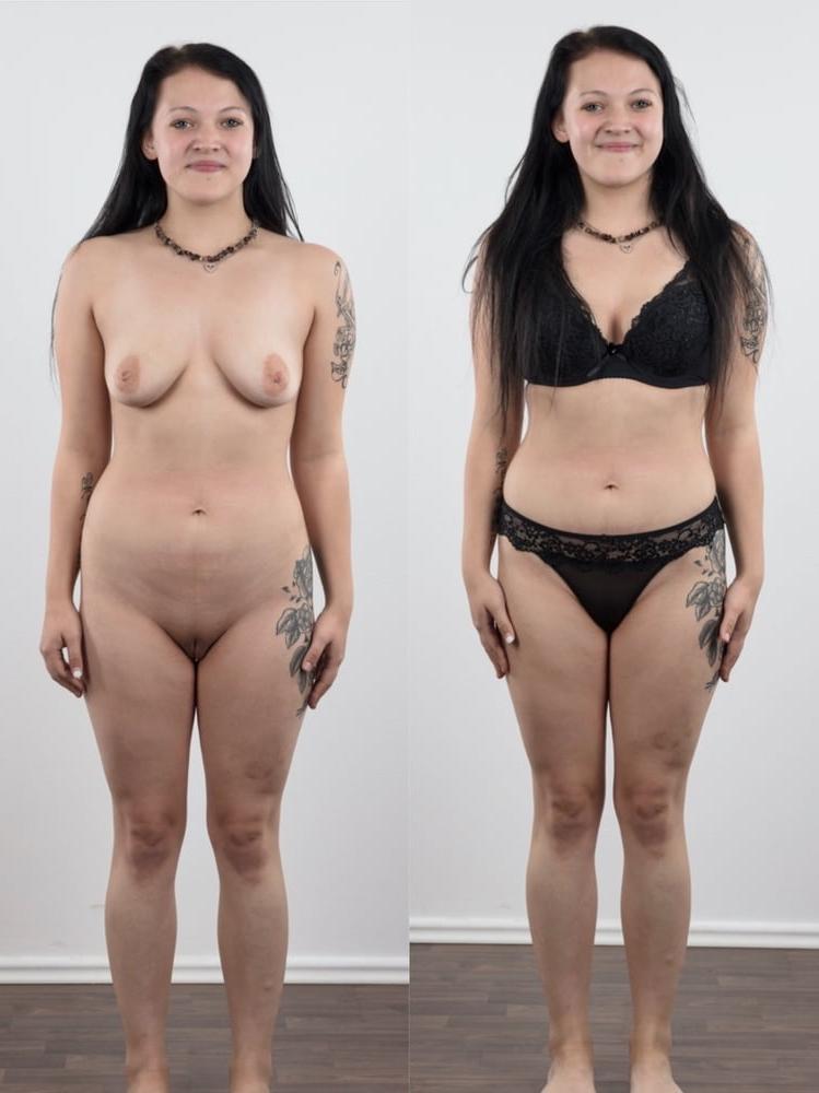16P 725 - casting girls amateur with panties bra and than naked