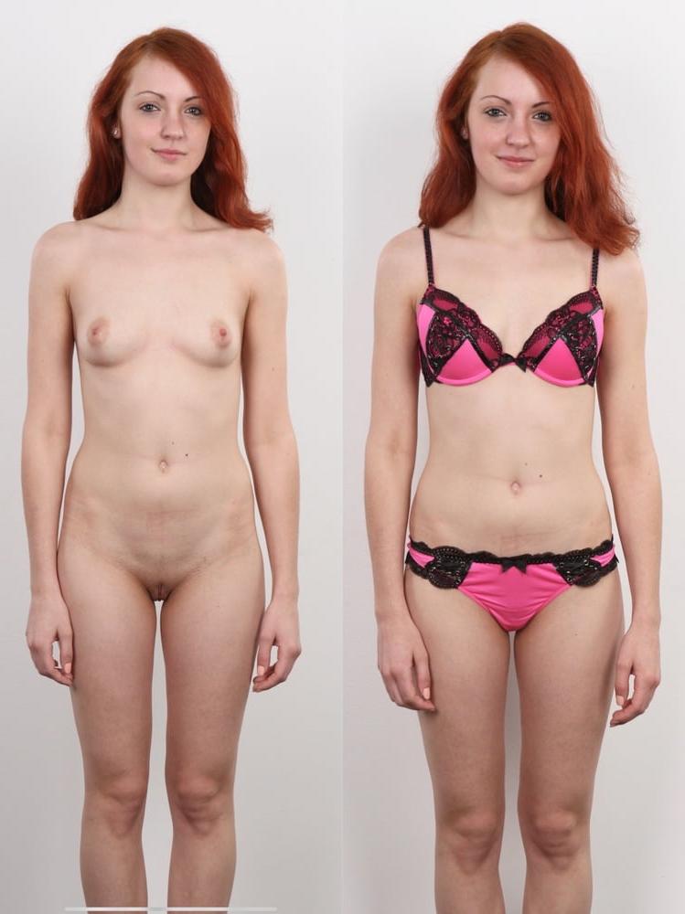 16P 725 - casting girls amateur with panties bra and than naked