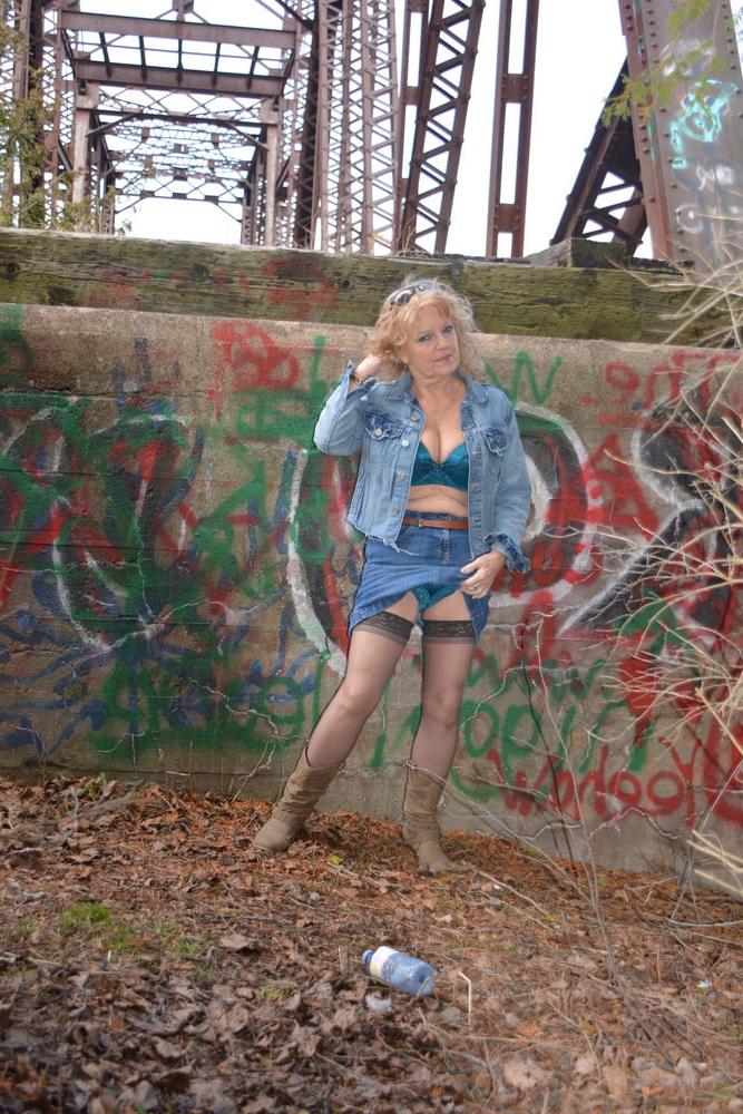 25P Country Time with Blue Bra and Panty set #4