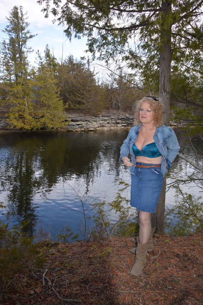 25P Country Time with Blue Bra and Panty set #4