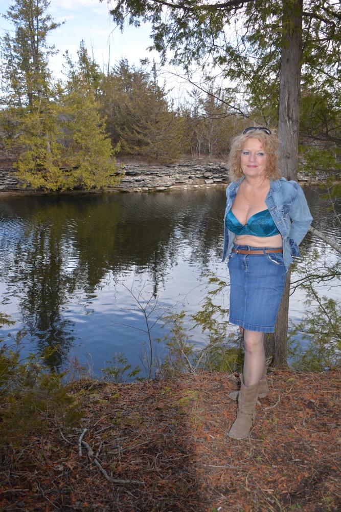 25P Country Time with Blue Bra and Panty set #4