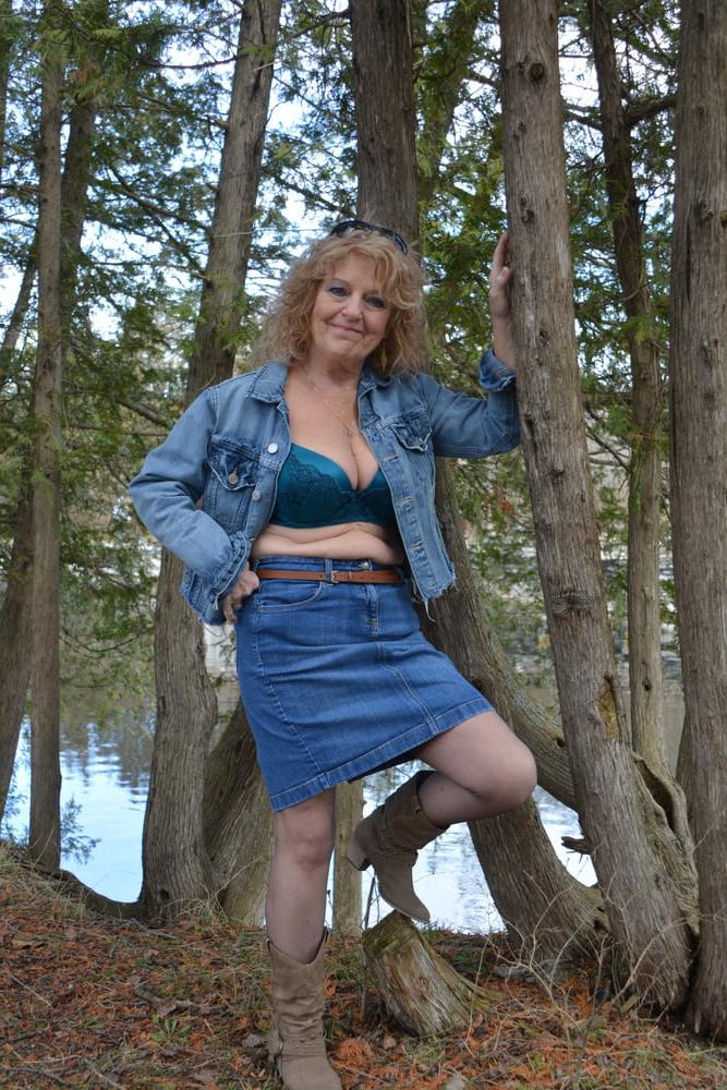 25P Country Time with Blue Bra and Panty set #4