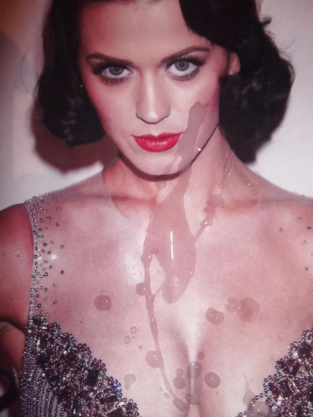 4P Cum on Katy Perry