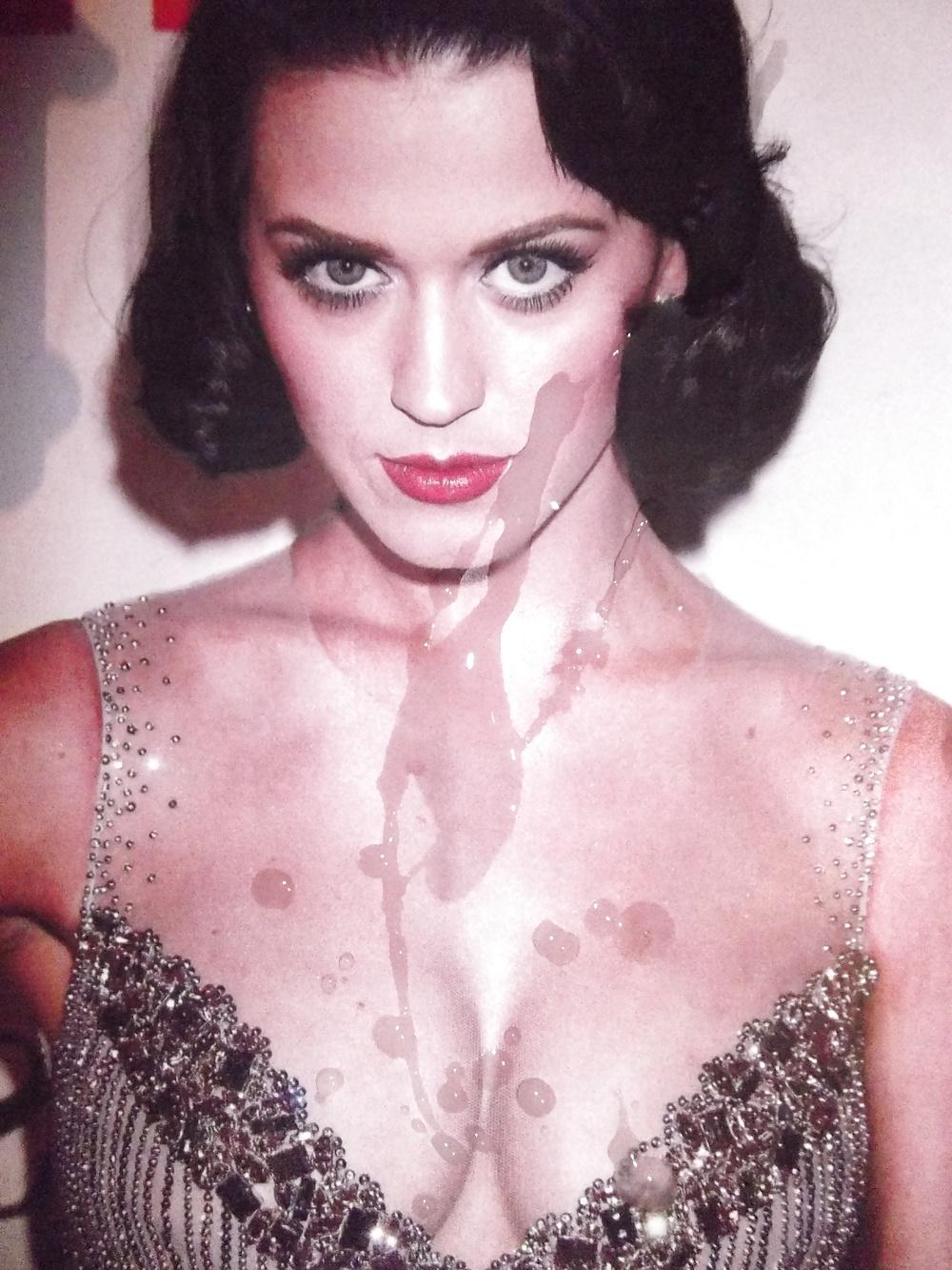 4P Cum on Katy Perry