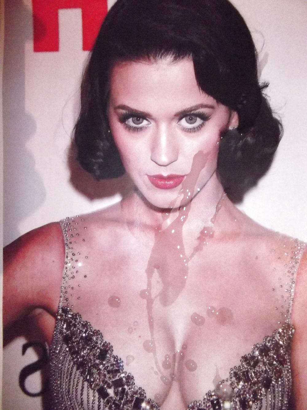 4P Cum on Katy Perry