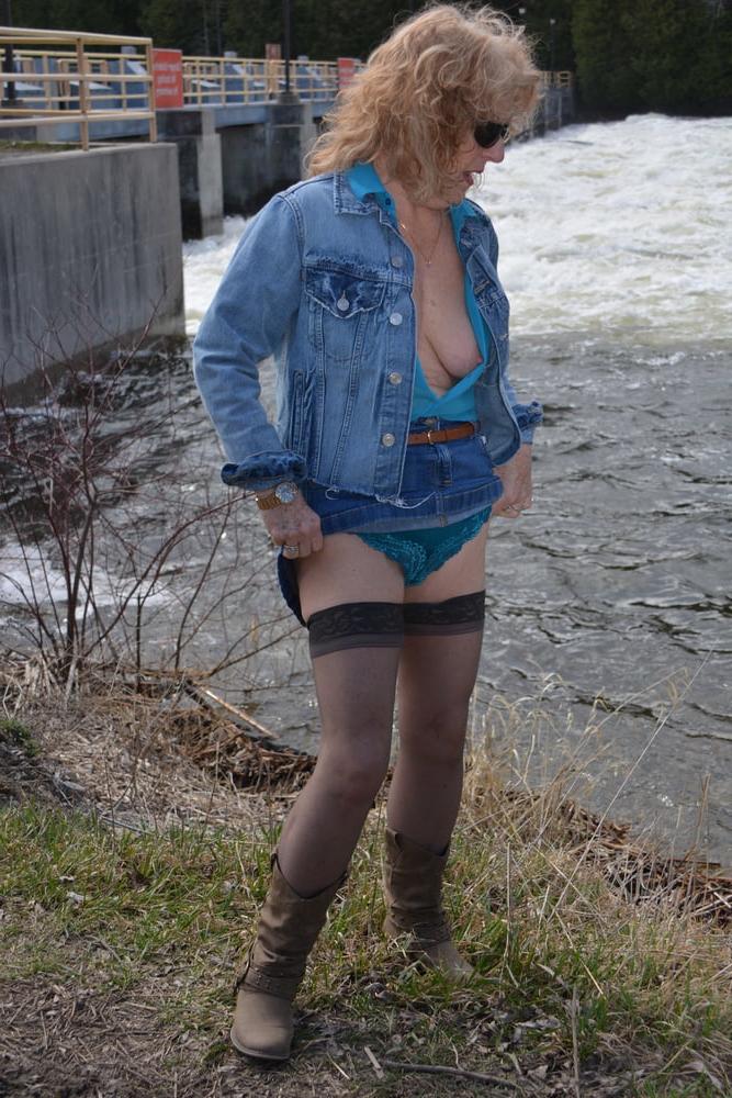 20P Country time Blue Bra and Panty Set #3