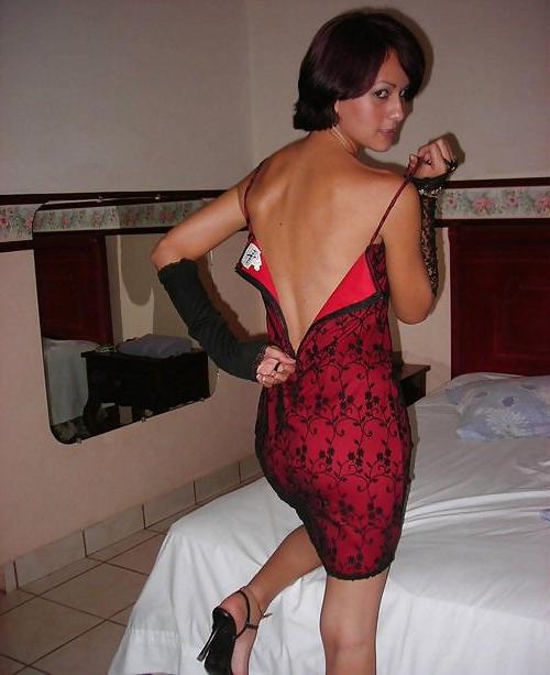 17P Short Haired Brunette Getting Naked and Naughty