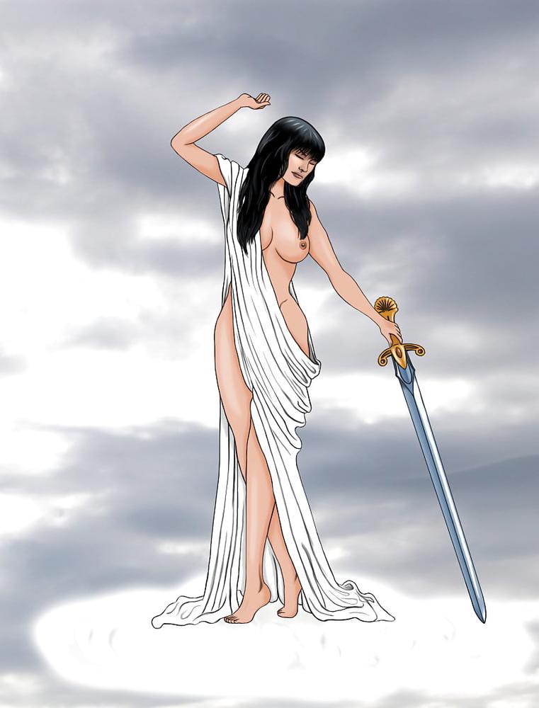 25P Fantasy Warrior Woman 54