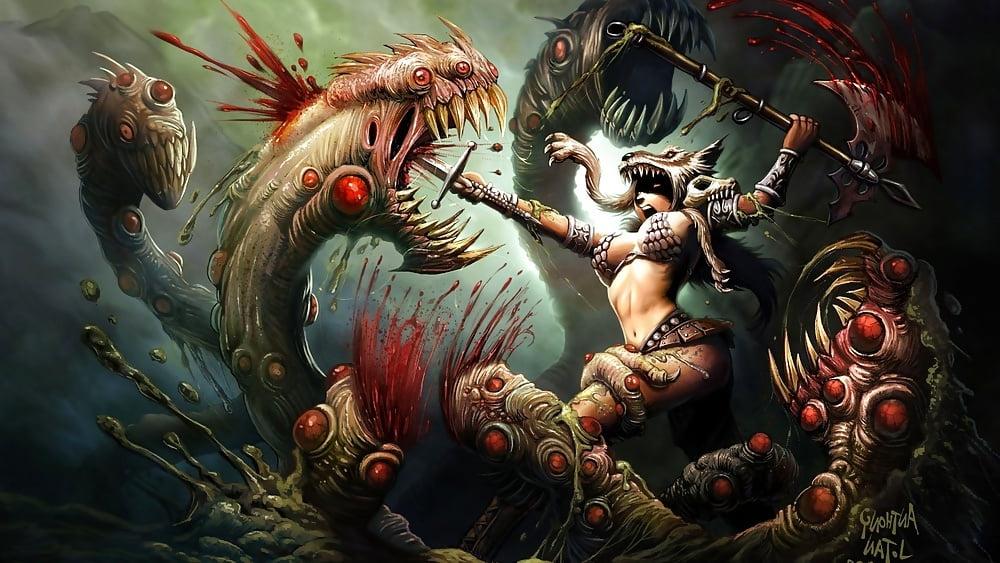 25P Fantasy Warrior Woman 54