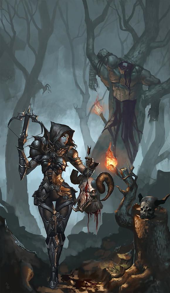 25P Fantasy Warrior Woman 54
