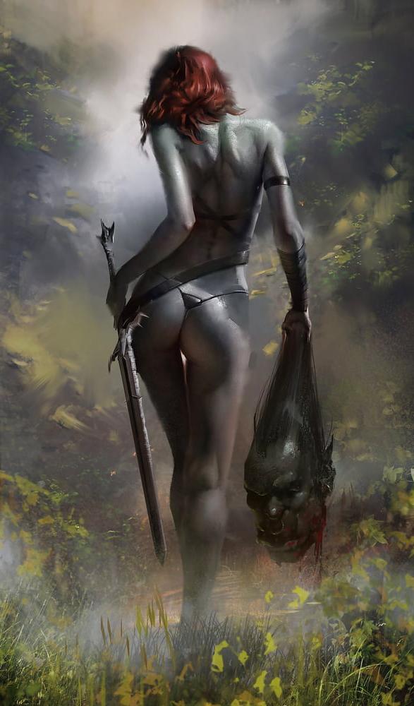 25P Fantasy Warrior Woman 54
