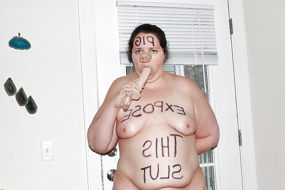 25P Fat sow  Marie wants to be humiliated