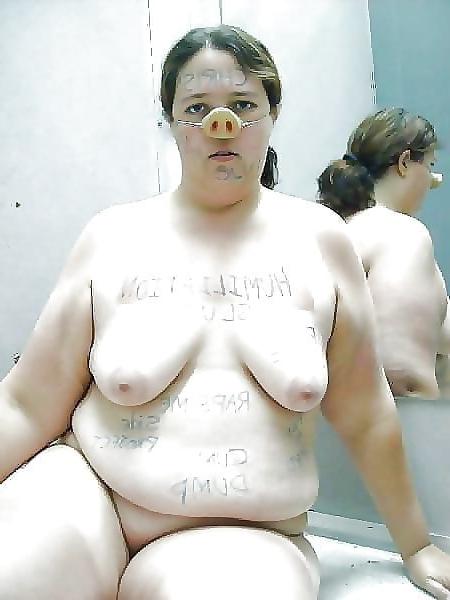 25P Fat sow  Marie wants to be humiliated