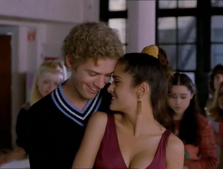 5P Salma Hayek sex in the bathroom