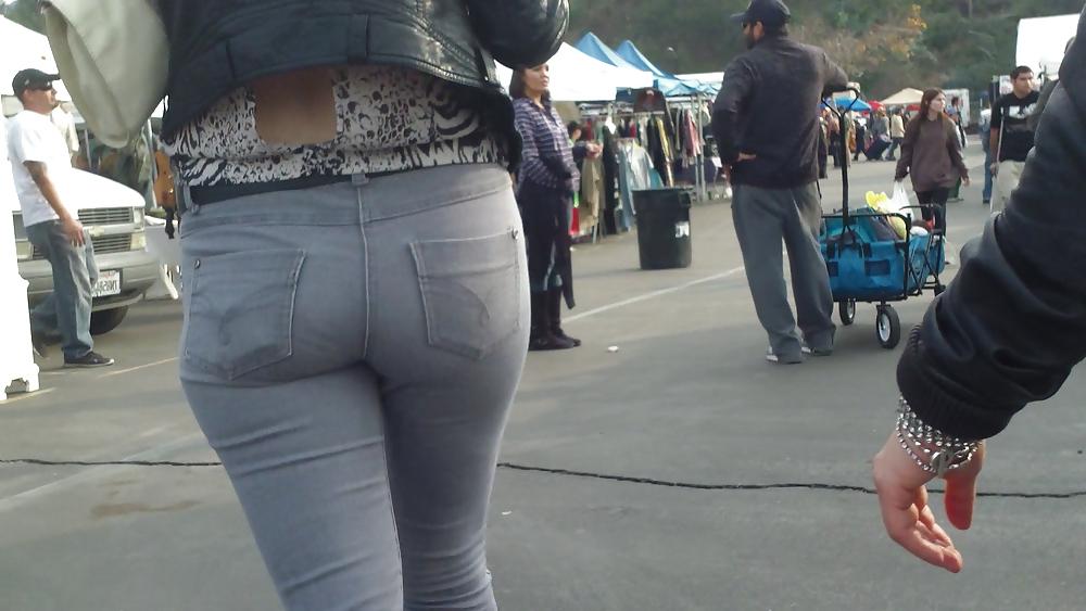 25P Ass & butts smooth teen cheeks in jeans 