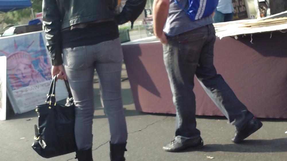25P Ass & butts smooth teen cheeks in jeans 