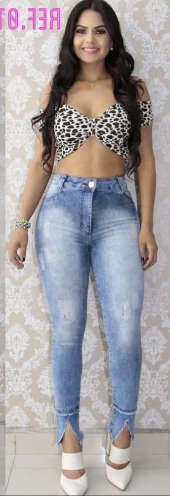 25P #TOPS RABUDAS LINDAS calca jeans 20