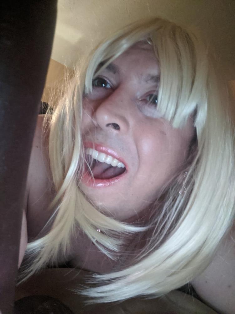 25P BBC Sissy Looking Cute while enjoying Black Cock