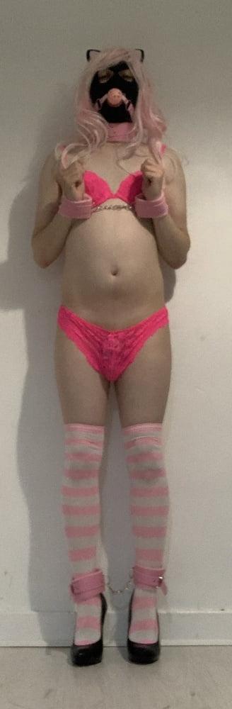 25P Pink TS Bimbo Slave 1