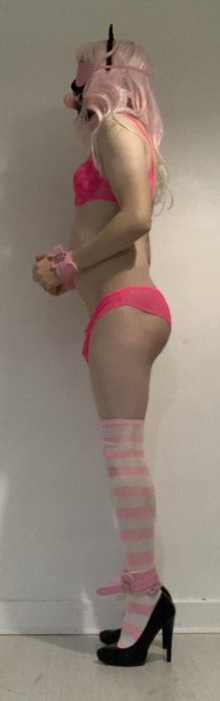 25P Pink TS Bimbo Slave 1