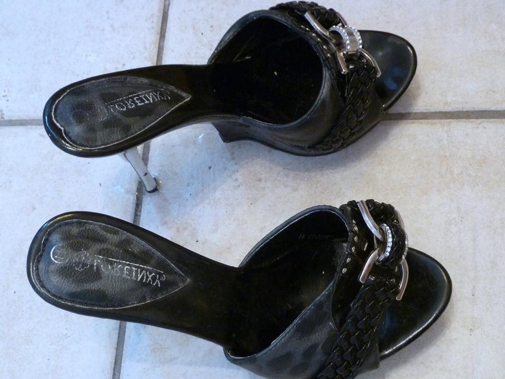 12P my wife's mules left in the bathroom