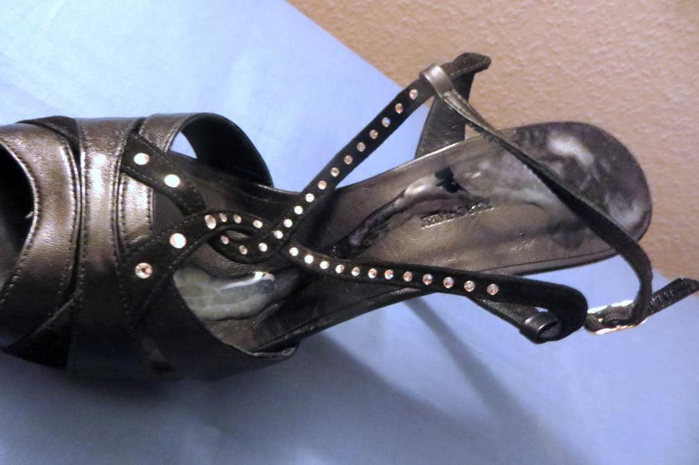 12P my wife's mules left in the bathroom