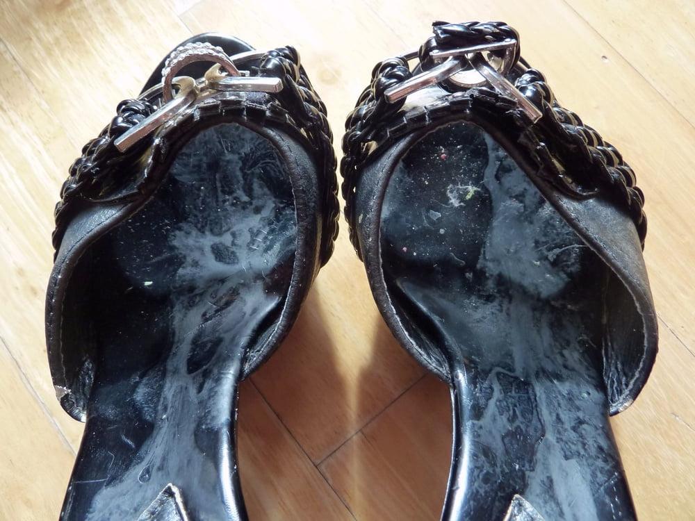 12P my wife's mules left in the bathroom