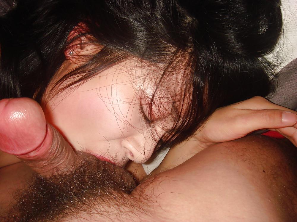 8P Chinese wife cock sucking