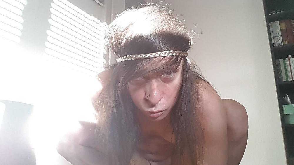 25P Tygra babe lying and jerking on the ground.