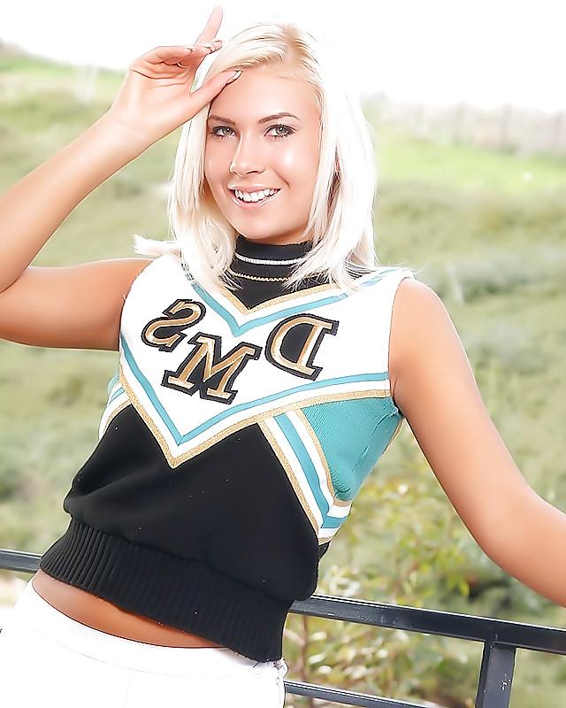 15P Sexy Blonde Cheerleader 3