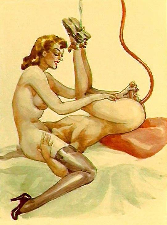 25P Thematic Drawn Porn Art 4 - Enema 2
