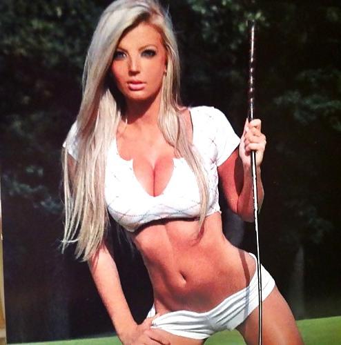 9P Perfect tits blonde bimbo