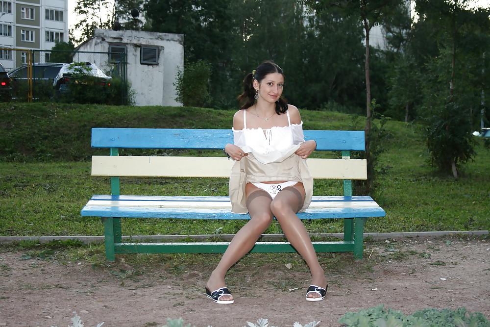 25P Russian Teen Upskirt Public