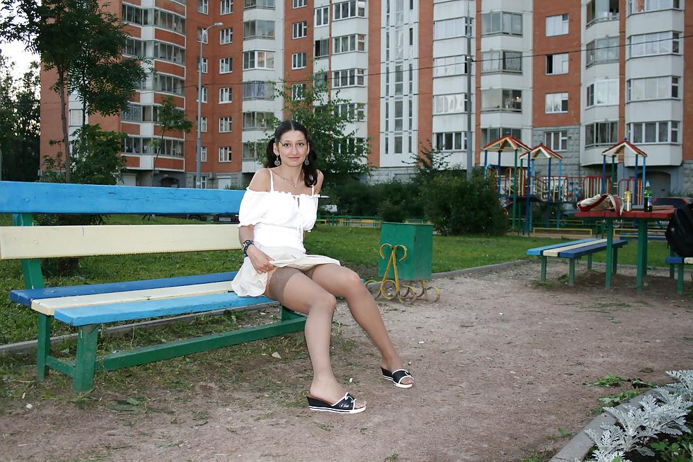 25P Russian Teen Upskirt Public