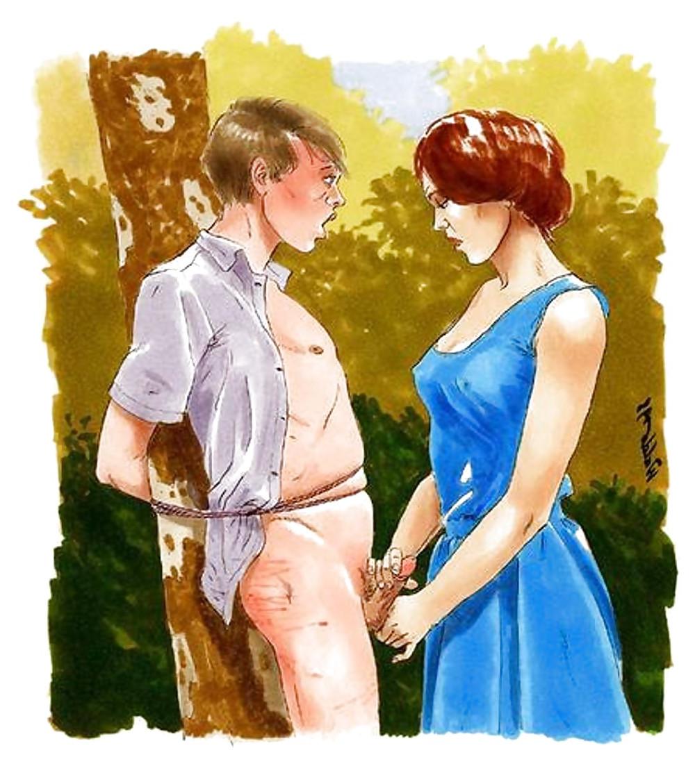 23P Spanking , art and comics 2