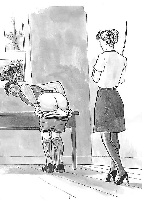 23P Spanking , art and comics 2
