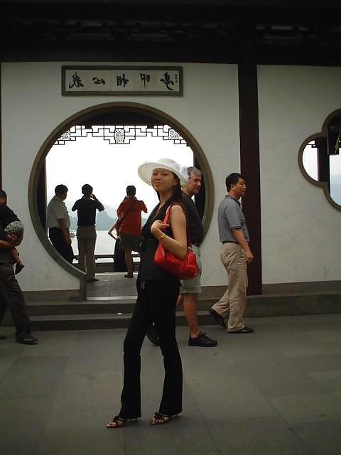 20P Chinese girl from Hangzhou with hairy armpits