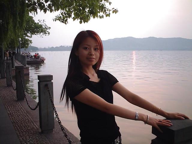 20P Chinese girl from Hangzhou with hairy armpits