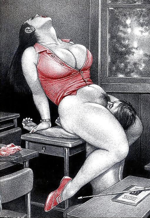 8P Big women Fantasy illustruations