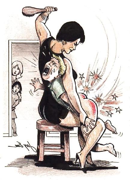 17P Spanking , art and comics