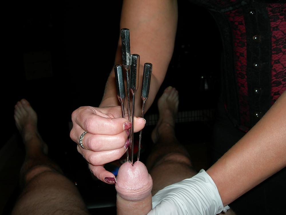 8P Multi rose bud soundsin my urethra with Mistress Alaska