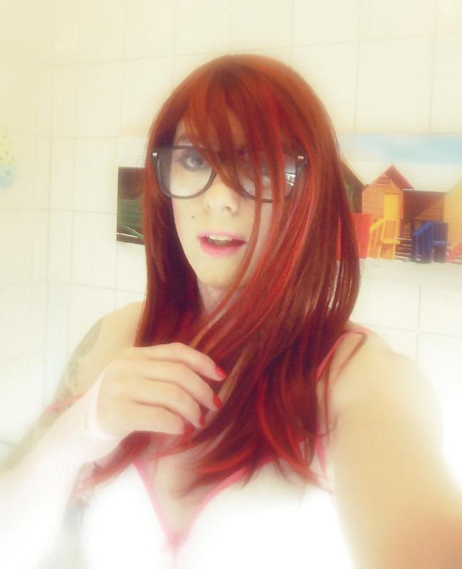 18P Pretty lil me in the bathroom