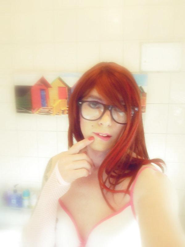 18P Pretty lil me in the bathroom