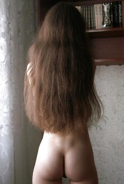 15P Sexy thin brunette