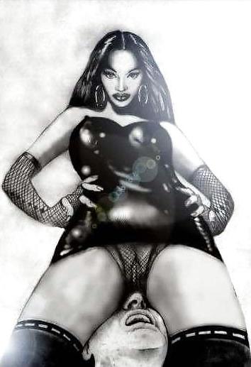 25P Thematic Drawn Porn Art 9 - Femdom (2)