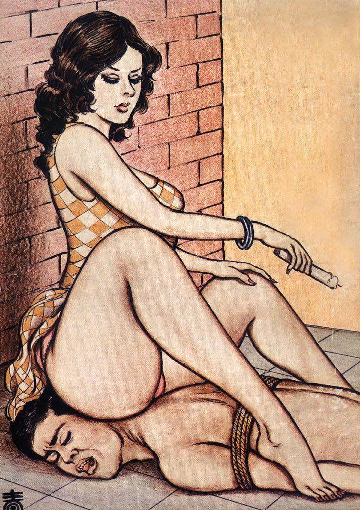 25P Thematic Drawn Porn Art 9 - Femdom (2)