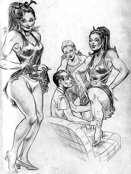25P Thematic Drawn Porn Art 9 - Femdom (2)