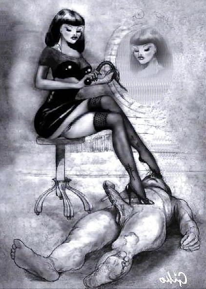 25P Thematic Drawn Porn Art 9 - Femdom (2)
