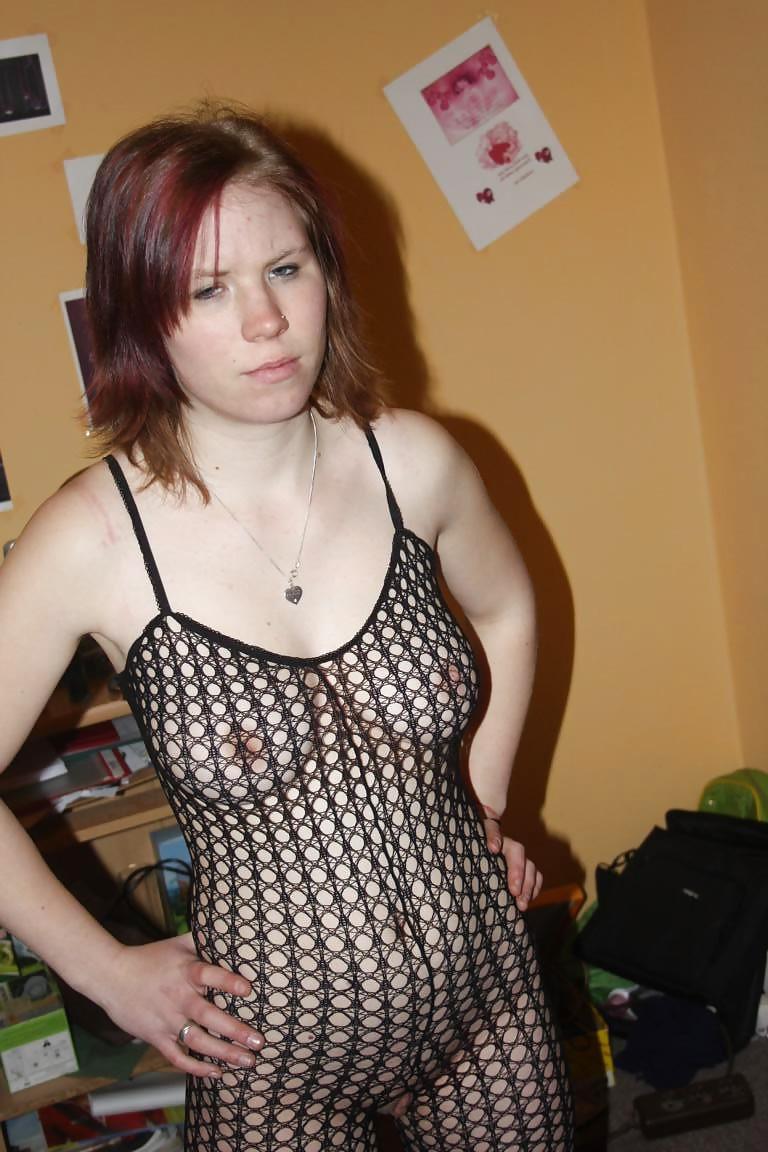25P Fat  Nylon Catsuite Girl